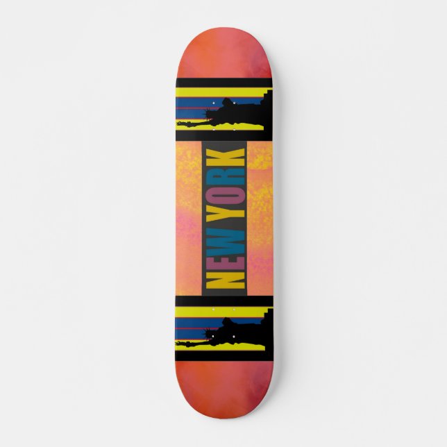 Skateboard de Nueva York (Anverso )