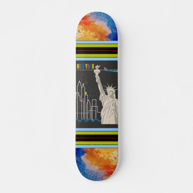 Skateboard de Nueva York (Anverso )