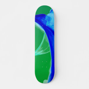 Skateboard de ondas abstractas