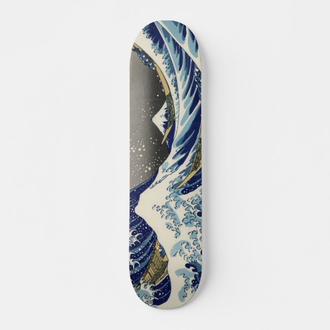 Skateboard de ondas japonesas (Anverso )