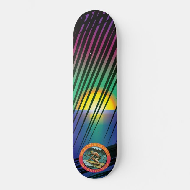 Skateboard de palm de sol (Anverso)
