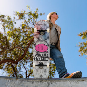 Skateboard de patrón colorido moderno de moda de G