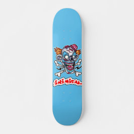 Skateboard de payaso malvado
