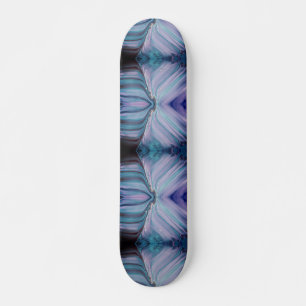 Skateboard de pintura de resumen oscuro