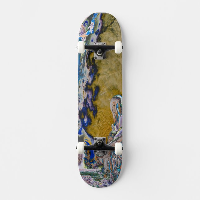 Skateboard de raíces de manglar (Anverso)