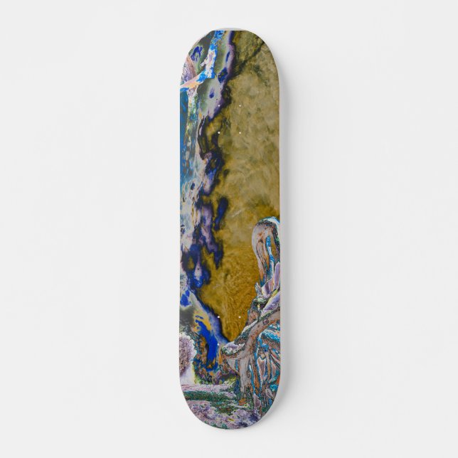 Skateboard de raíces de manglar (Anverso )