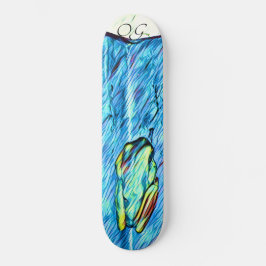 Skateboard de Rana Arcoiris