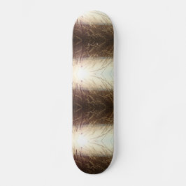 Skateboard de rayas naturales