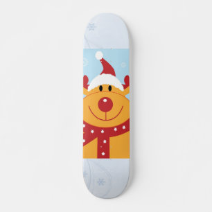 Skateboard de renos para navidades