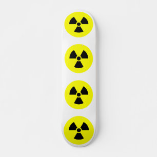Skateboard de Rótulo de radiación