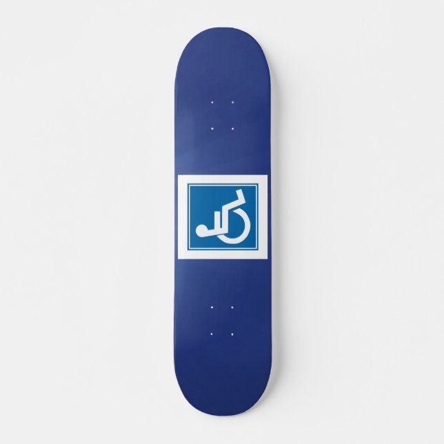 Skateboard de Rótulo para Handicap (Anverso )