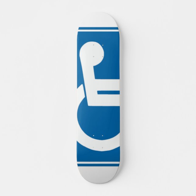 Skateboard de Rótulo para Handicap (Anverso )