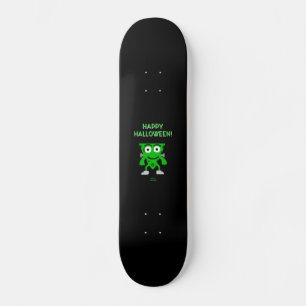 Skateboard de saludos de Franken-Cheese en Hallowe