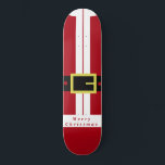 Skateboard de Santa Claus<br><div class="desc">Navidades de Santa Claus Skateboards - Diseño MIGNED - Personalizable</div>