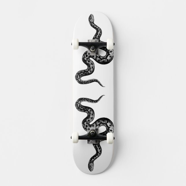 Skateboard de serpiente doble (Anverso)