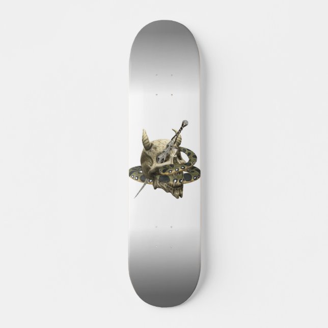 Skateboard de serpientes Demon Skull Python (Anverso )