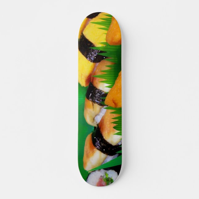 Skateboard de Sushi, Japón (握 り 寿 司) (Anverso )