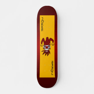 Skateboard de tarjeta de bromista