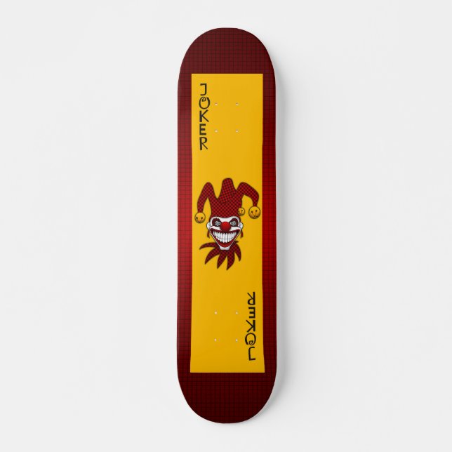 Skateboard de tarjeta de bromista (Anverso )
