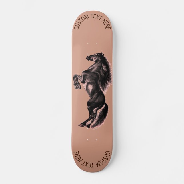 Skateboard de texto Personalizado personalizado co (Anverso)