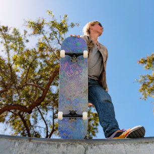 Skateboard de textura abstracta: El arte se encuen