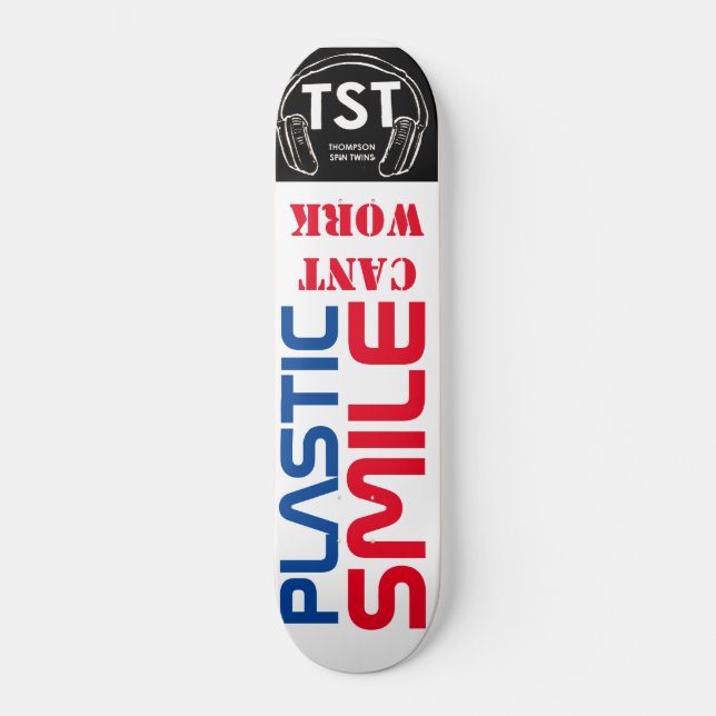 Skateboard de trabajo en carro de SONRISA PLÁSTICA (Anverso)