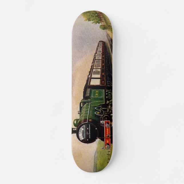 Skateboard de trenes de vapor (Anverso)