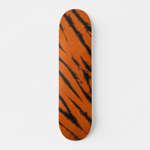 Skateboard de tye de tira negra y Naranja de benga