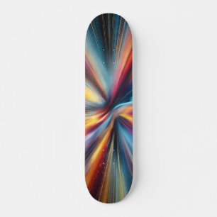 Skateboard de velocidad abstracta