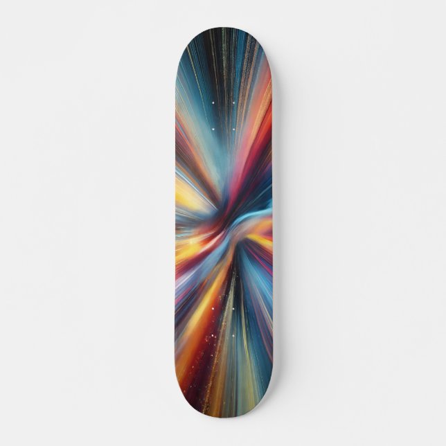 Skateboard de velocidad abstracta (Anverso )