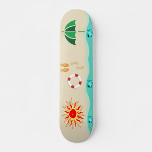 Skateboard de verano divertido