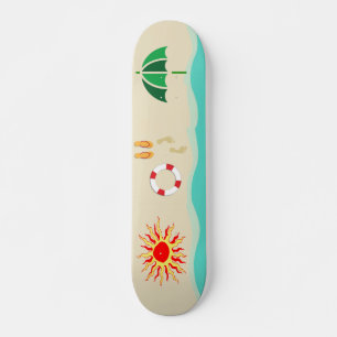 Skateboard de verano divertido
