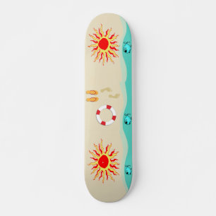 Skateboard de verano divertido