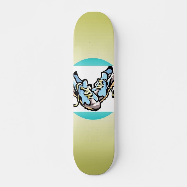 Skateboard de zapatos (Anverso )
