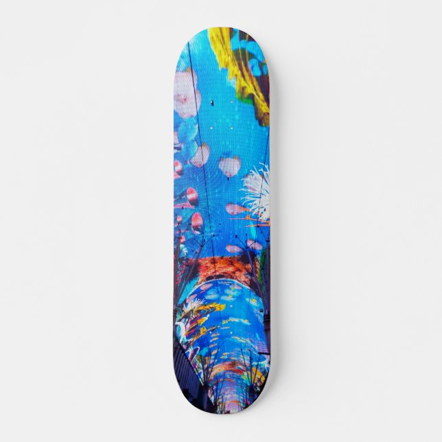 Skateboard Debajo Del Mar (Anverso )