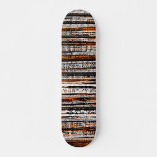 Skateboard Decadencia tecnológica - Blanco y negro sobre Nara