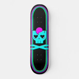 SKATEBOARD DECK DE CALAVERA DEATHROCK KAWAII
