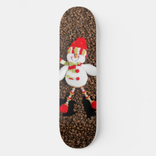 Skateboard Decoración de los navidades de snowman