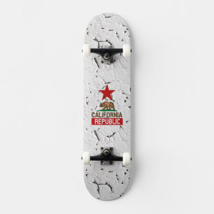 Skateboard Decoración de pintura de descascarillado de la Rep