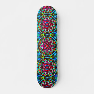 Skateboard Decoración del patrón de dot de Guay Mandala