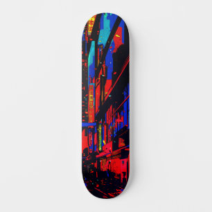 Skateboard Decoración inspirada en el arte de la calle Scape 