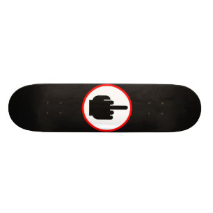 Skateboard Dedo medio