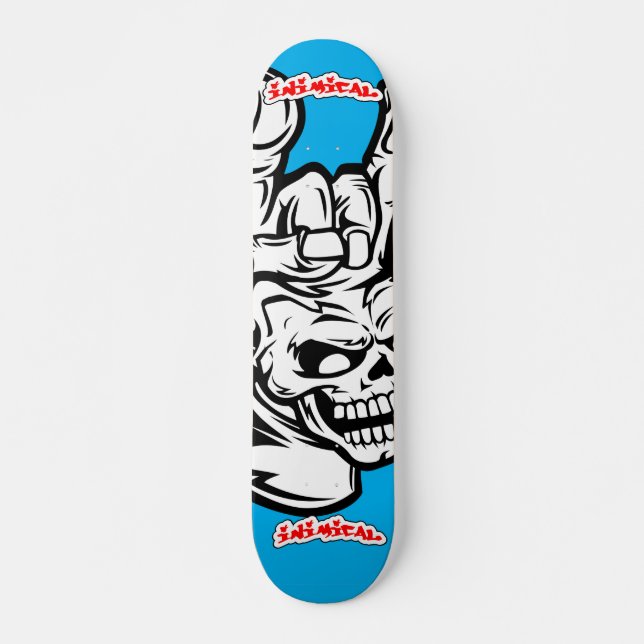 Skateboard Dedos de cráneo iniméticos (Anverso )