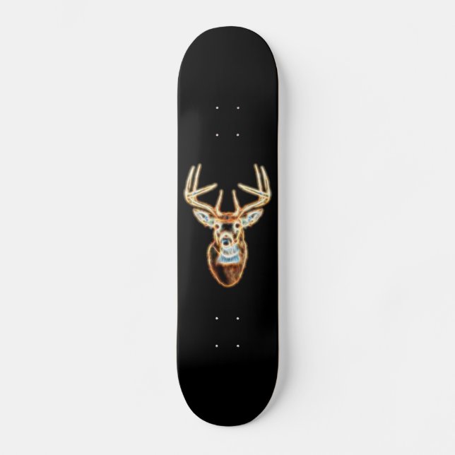 Skateboard Deer Head digital Energy Spirit (Anverso)