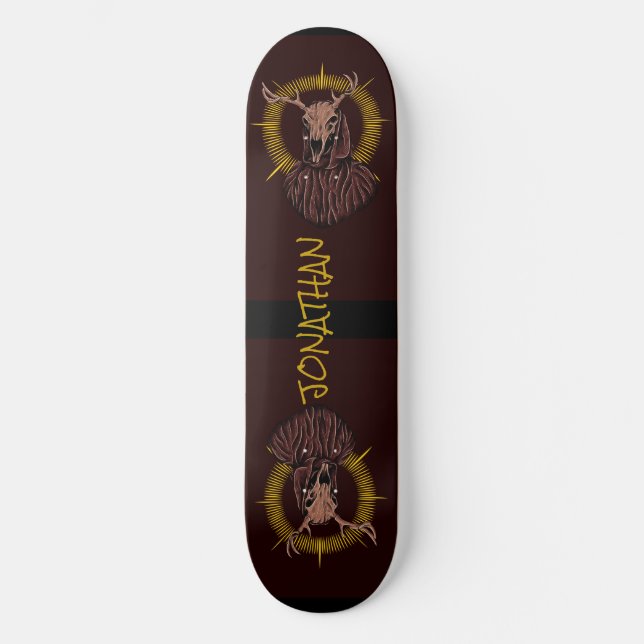 skateboard Deer Skull (Anverso)