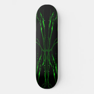Skateboard Deer Skull Tribal Tattoo - green