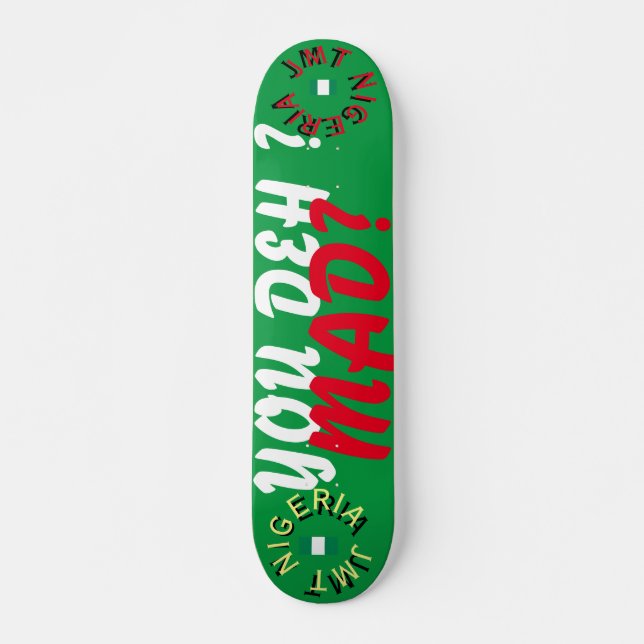 Skateboard ¿DEH? ¿MAD? Tablas de 7 3/4" (Anverso )