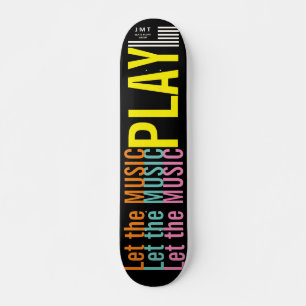 Skateboard DEJA QUE LA MÚSICA SUENE JMT 7 3/4" Deck de Skat