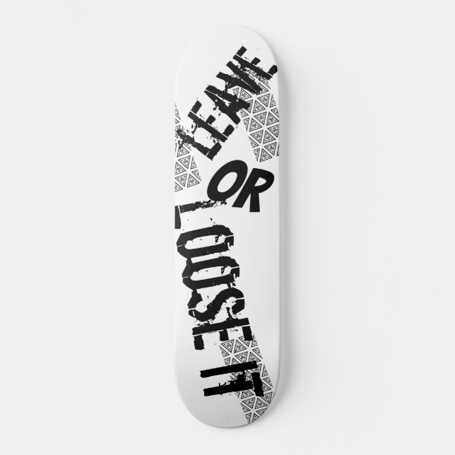 Skateboard dejarlo o soltarlo (Anverso)