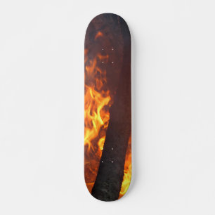 Skateboard Dejemos que la llama rolle
